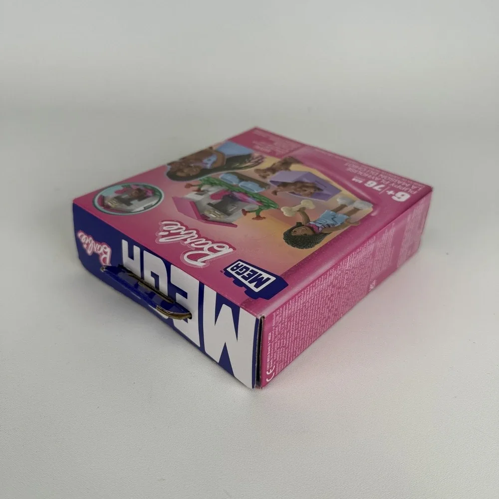 MEGA Barbie Puppy Playhouse 76 Pcs Building Set Ages‎ 6+ Mattel Sealed Box